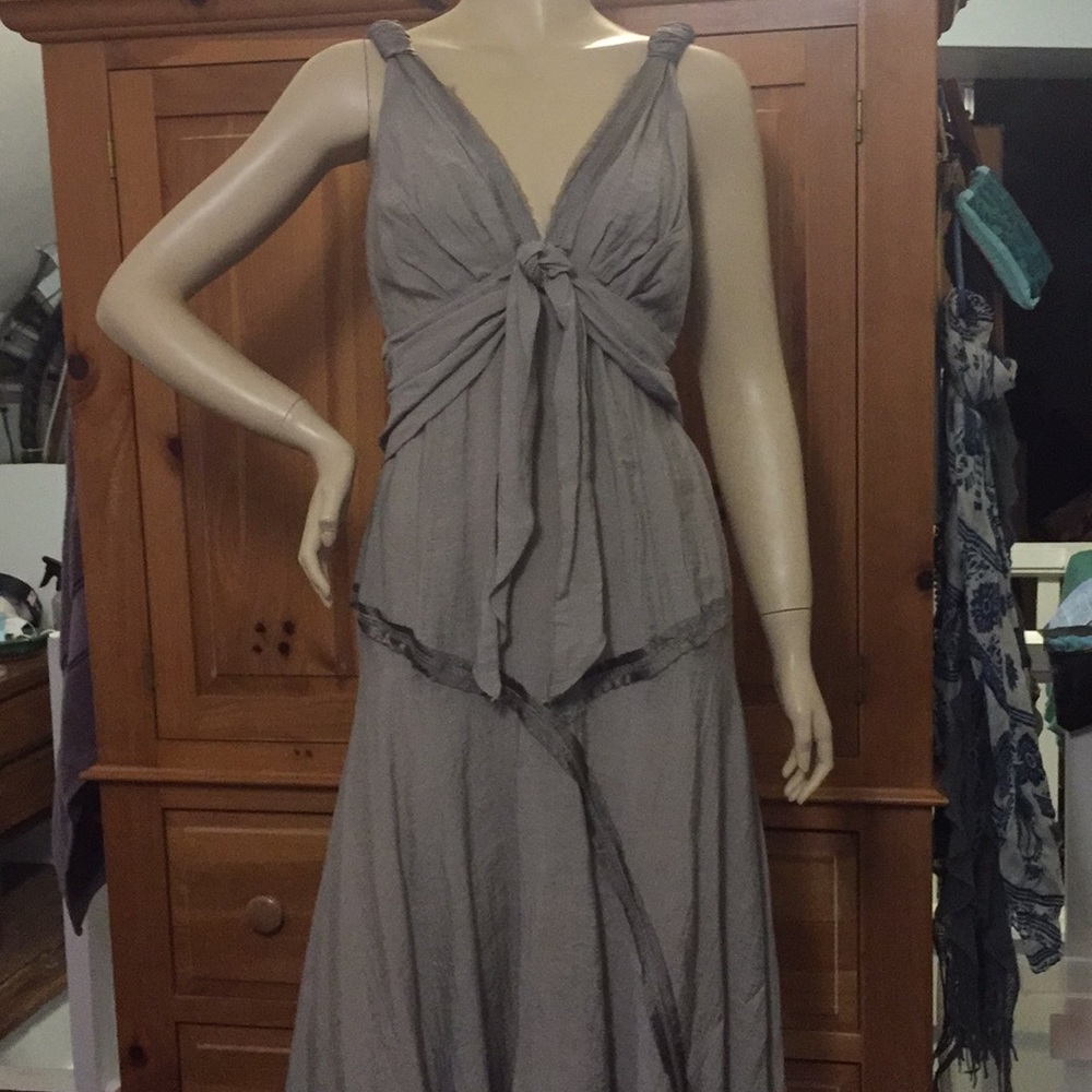 People Like Frank Boho Sundress with Front Tie, S